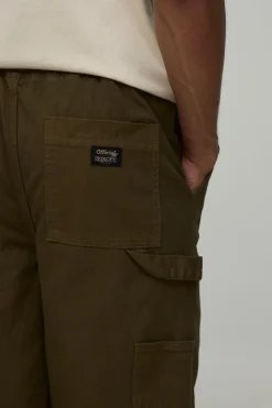 boohooMAN Pantalon De Charpentier Coupe Décontractée À Taille Élastiquée<Homme Tout Afficher|Pantalons Grande Taille