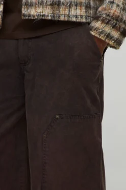 Pantalon de charpentier délavé, coupe ample