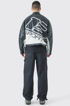 Pantalon De Charpentier En Sergé Coupe Ample Haute Avec Multiples Poches