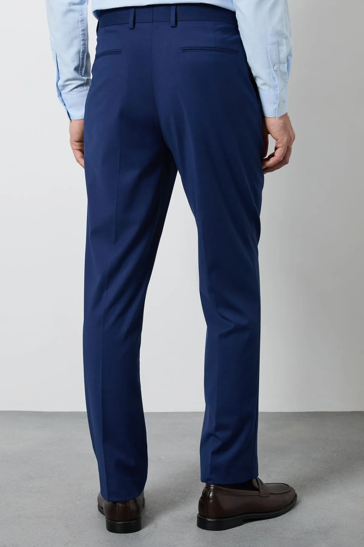 Burton Pantalon De Costume Ajusté Essentiel Bleu Marine<Homme Essentiels|Costumes Et Tenues Formelles