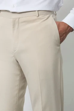 Burton Pantalon De Costume Beige Coupe Ajustée<Homme Costumes Et Tenues Formelles