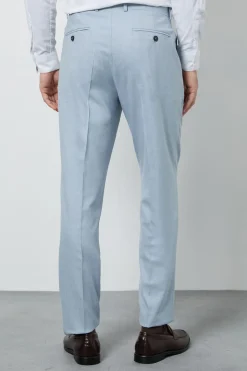 Pantalon de Costume Bleu Clair Coupe Ajustée