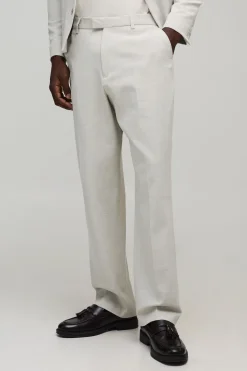 boohooMAN Pantalon de costume à chevrons, coupe décontractée<Homme Costumes Et Tenues Formelles