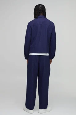 boohooMAN Pantalon De Costume Coordonné Coupe Décontractée À Fines Rayures<Homme Ensembles