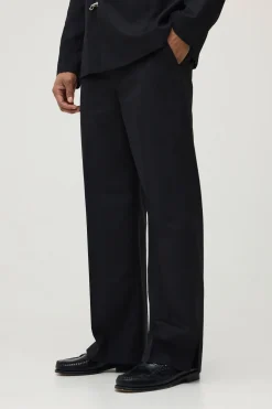 Pantalon De Costume Coupe Décontractée