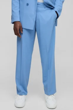 boohooMAN Pantalon de costume à coupe décontractée à taille fixe<Homme Costumes Et Tenues Formelles