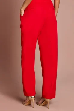 Pantalon De Costume Droit À Pinces