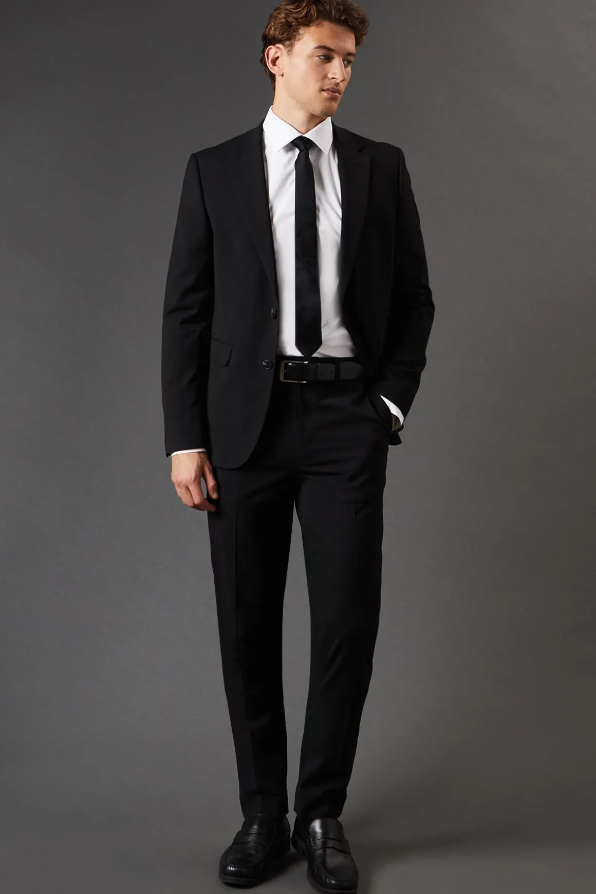 Pantalon de Costume Essential Coupe Skinny Noir