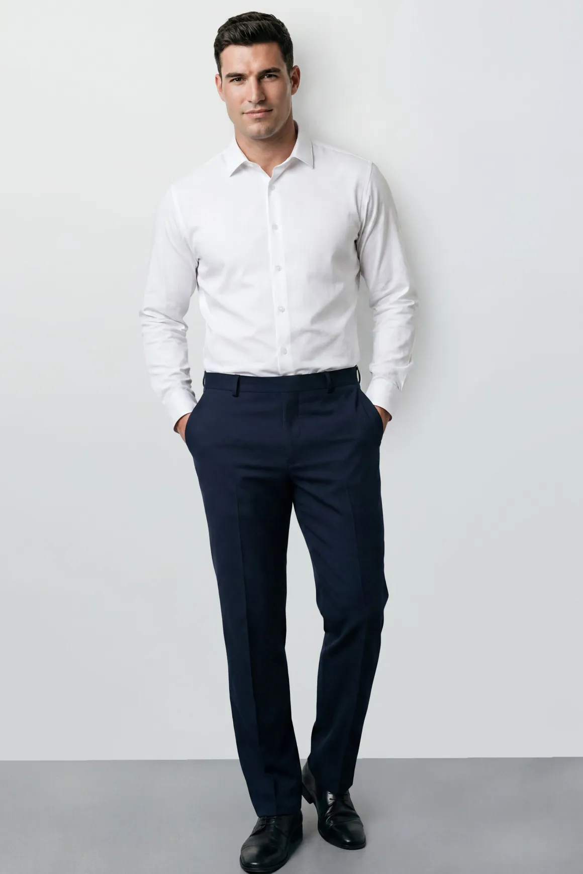 Pantalon De Costume Essentiel Bleu Marine Plus & Tall