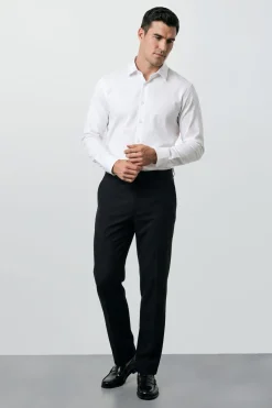 Pantalon De Costume Essentiel Noir Grande Taille Et Grande Longueur