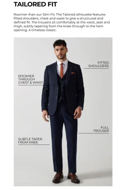 Pantalon de Costume Essentiel Coupe Ajustée Anthracite