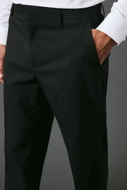 Pantalon de Costume Essentiel Coupe Ajustée Anthracite