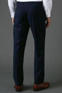 Pantalon de Costume Essentiel Coupe Ajustée Marine