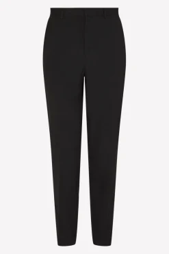 Pantalon de Costume Essentiel Noir Coupe Ajustée