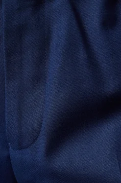 Pantalon de Costume Essentiel Coupe Slim Bleu Marine Français