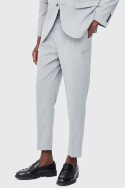 boohooMAN Pantalon de costume fuselé à taille fixe<Homme Costumes Et Tenues Formelles