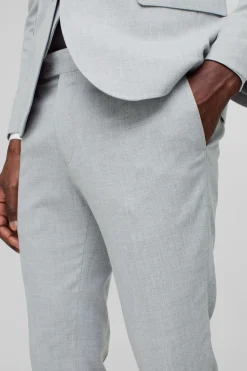 Pantalon de Costume Gris Super Slim