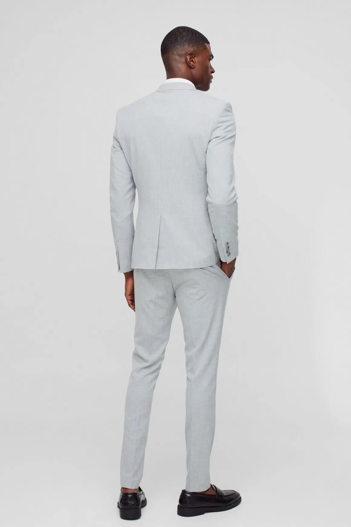 Pantalon de Costume Gris Super Slim