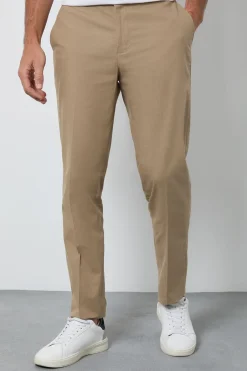 Burton Pantalon De Costume Slim Foncé En Lin<Homme Costumes Et Tenues Formelles