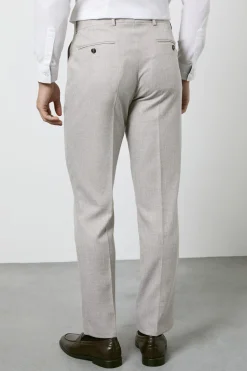Pantalon De Costume Slim Marron Clair