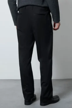Pantalon De Costume Smoking Noir Coupe Regular
