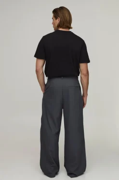 Pantalon De Costume Tailleur Jambe Large Ballon
