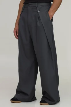 Pantalon De Costume Tailleur Jambe Large Ballon