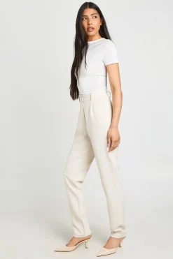 Pantalon De Costume Tailleur Fuselé Taille Haute Tall