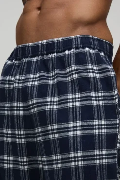 Pantalon de détente décontracté à carreaux tissé