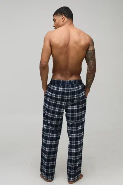 Pantalon de détente décontracté à carreaux tissé