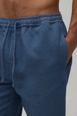 boohooMAN Pantalon De Détente Gaufré Coupe Décontractée<Homme Tout Afficher|Vêtements Confort