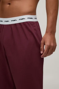 boohooMAN Pantalon De Détente Homme Coupe Droite<Homme Vêtements Confort
