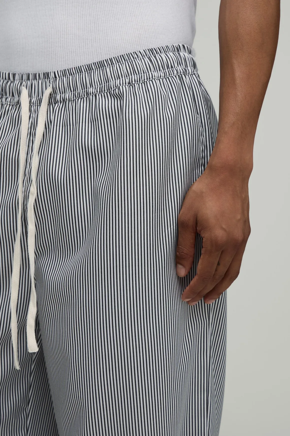 Pantalon De Détente Large À Rayures