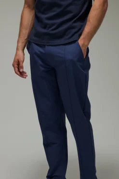 Pantalon De Golf Homme Coupe Fuselée À Pinces