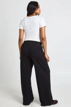 Pantalon De Grossesse Côtelé Basique À Jambe Droite
