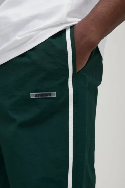 boohooMAN Pantalon De Jogging Coupe Décontractée Haute Avec Bande Latérale Et Logo Imprimé<Homme Pantalons Tall|Tout Afficher