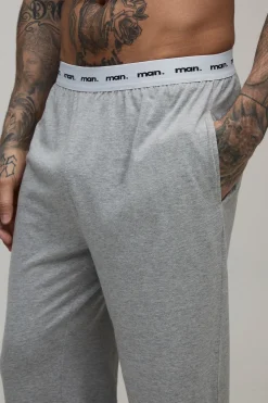 Pantalon De Jogging Droit Loungewear Pour Homme Grand