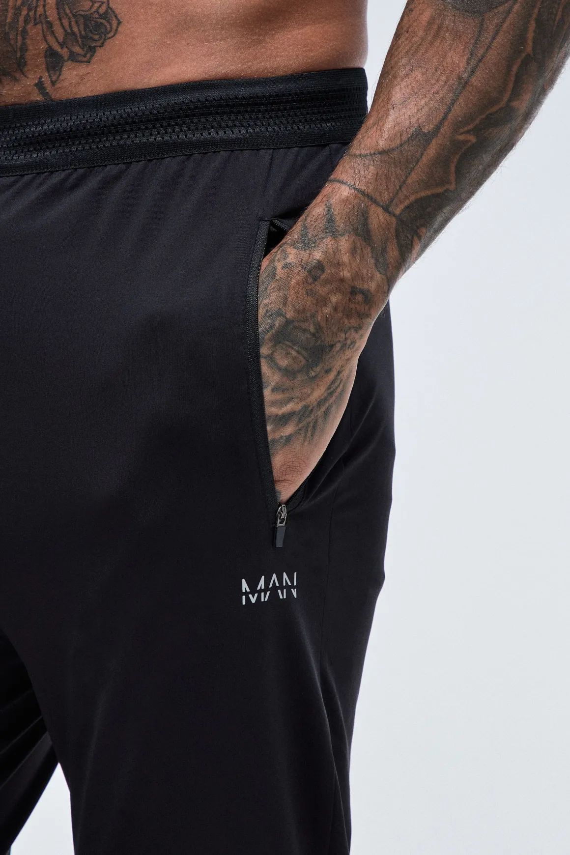Pantalon De Jogging Fuselé Extensible Essentiels Gym Active Pour Homme Grande Taille