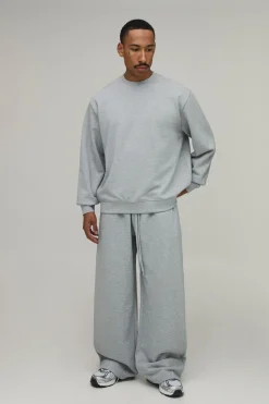 Pantalon De Jogging Large En Molleton Épais 480 G/m²