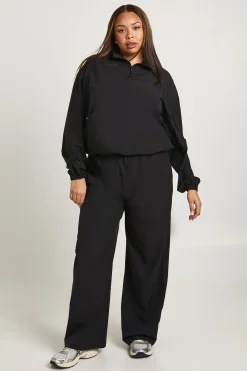 Pantalon de Jogging Large Taille Plus avec Ceinture Élastiquée