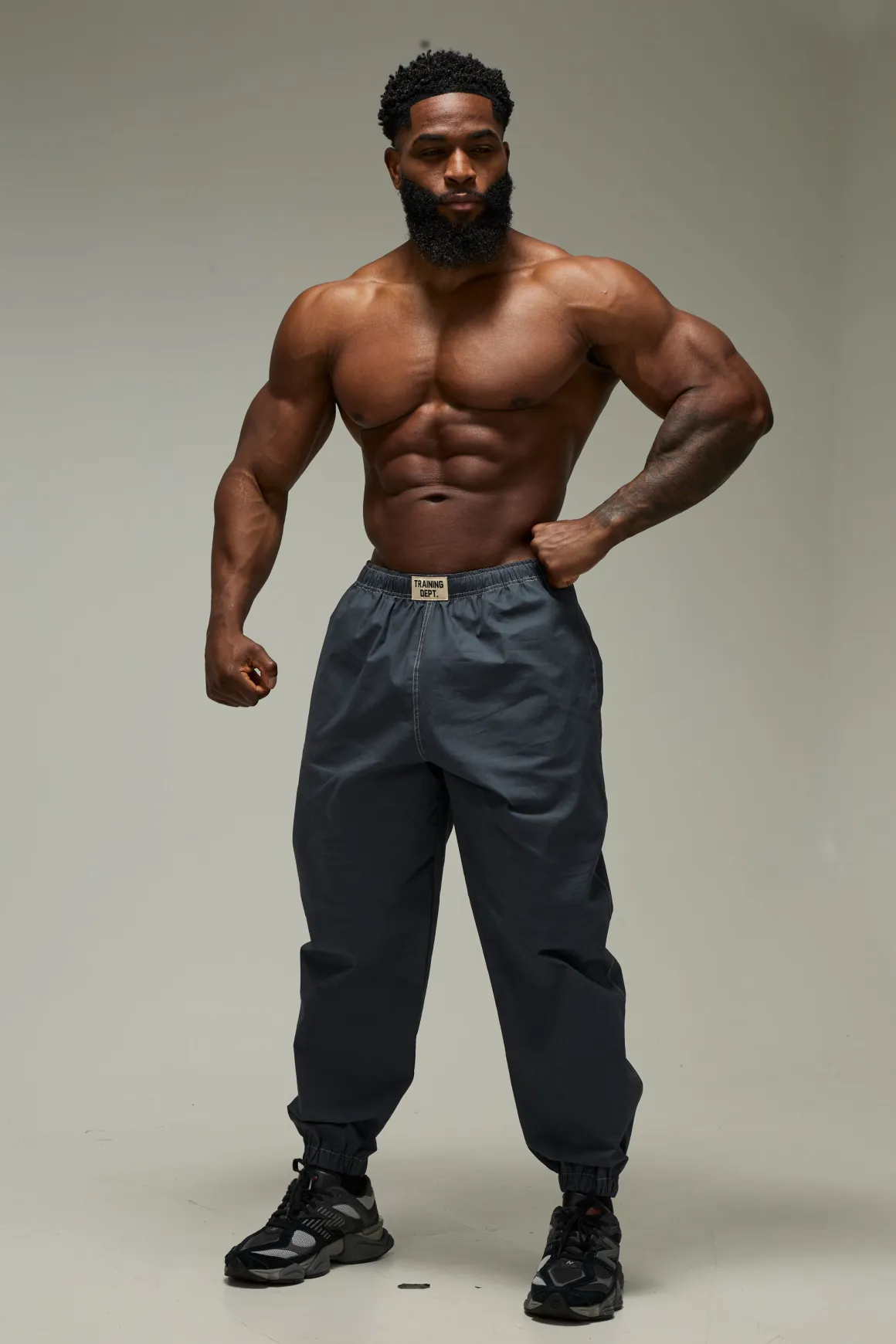 Pantalon de Jogging Training Dept à Coutures Contrastées