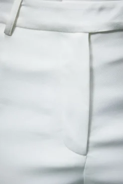 Pantalon de Mariée Lisa Tan Tailleur Jambes Larges