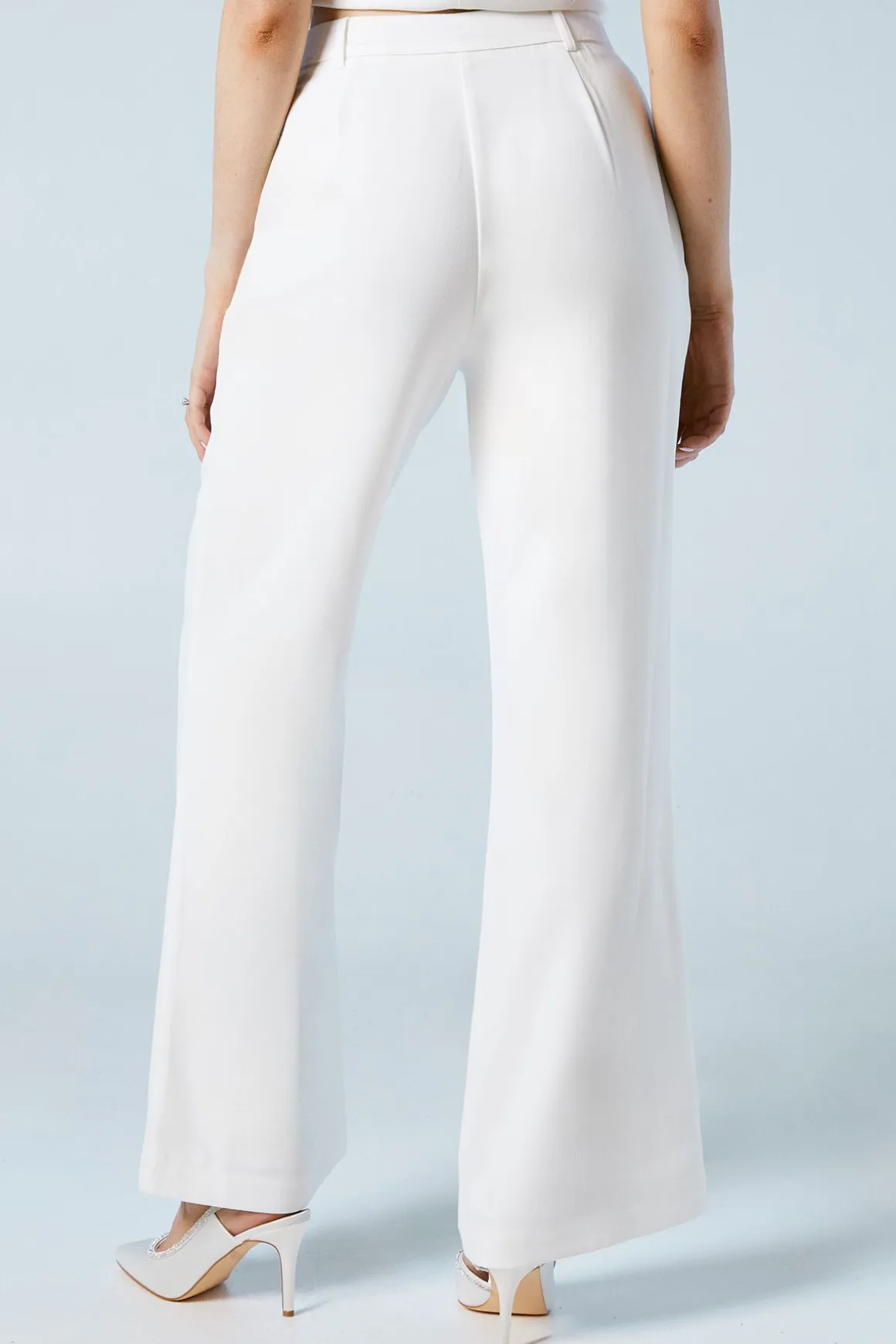 Pantalon de Mariée Évasé Premium