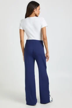 boohoo Pantalon De Maternité Large À Bandes Latérales<Femme Pantalons