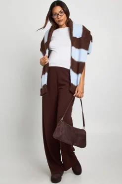 boohoo Pantalon de maternité sur mesure à jambes larges<Femme Pantalons|Looks Chocolat