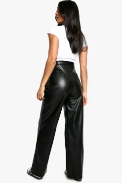 Pantalon de Maternité Taille Haute Détails Coutures synthétique Coupe Ajustée