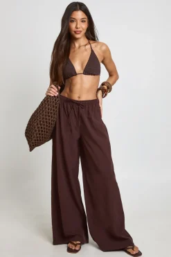 Pantalon De Plage Ample Texturé Essentials