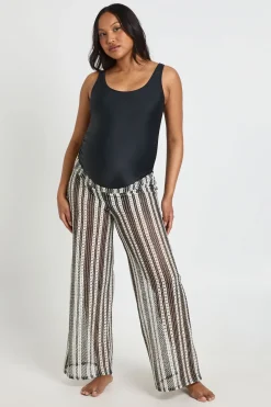 Pantalon De Plage En Crochet De Maternité