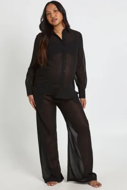 boohoo Pantalon De Plage En Mousseline De Maternité<Femme Tenues De Plage