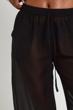 boohoo Pantalon De Plage En Mousseline<Femme Tenues De Plage